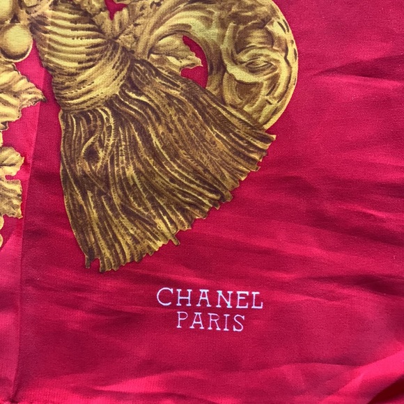 CHANEL PARIS Vintage Silk Scarf - Picture 2 of 9